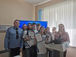 Наша команда "Кодекс чести" стала победителями областной викторины "Код безопасности" среди 8 команд районов города Витебска